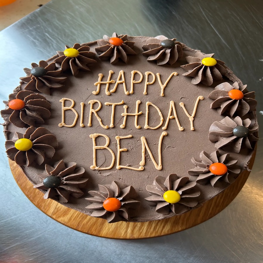 Chocolate birthday cake